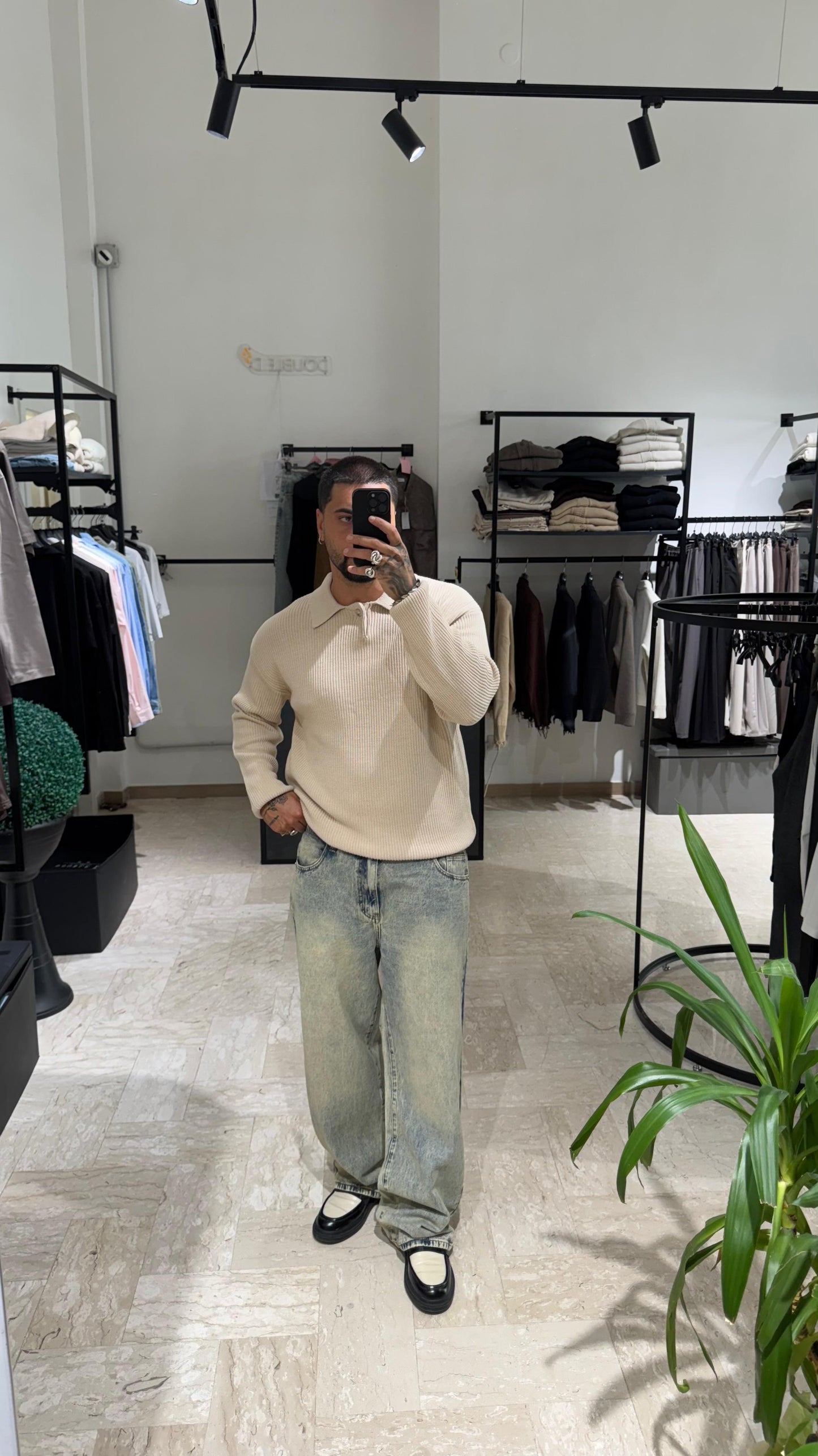 POLO/MAGLIONE BEIGE OVER