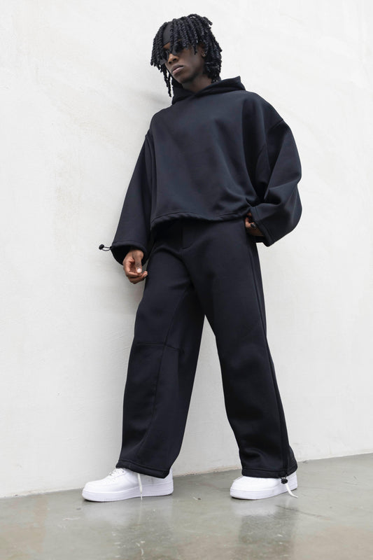 COMPLETO TUTA NERO COULISSE