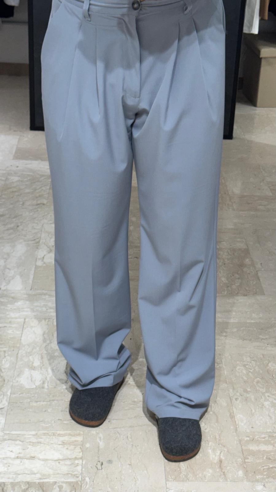 PANTALONE FLARE GHIACCIO