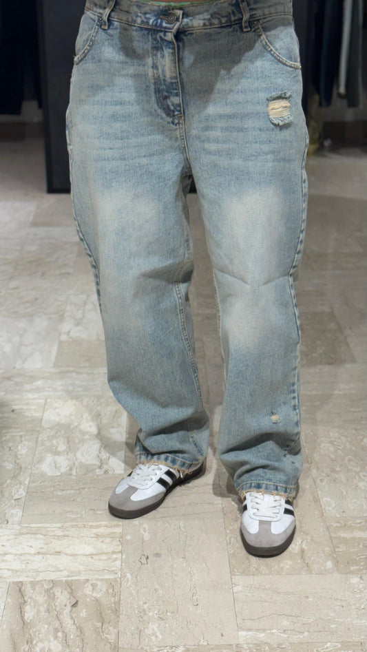 DENIM BAGGY SABBIATO