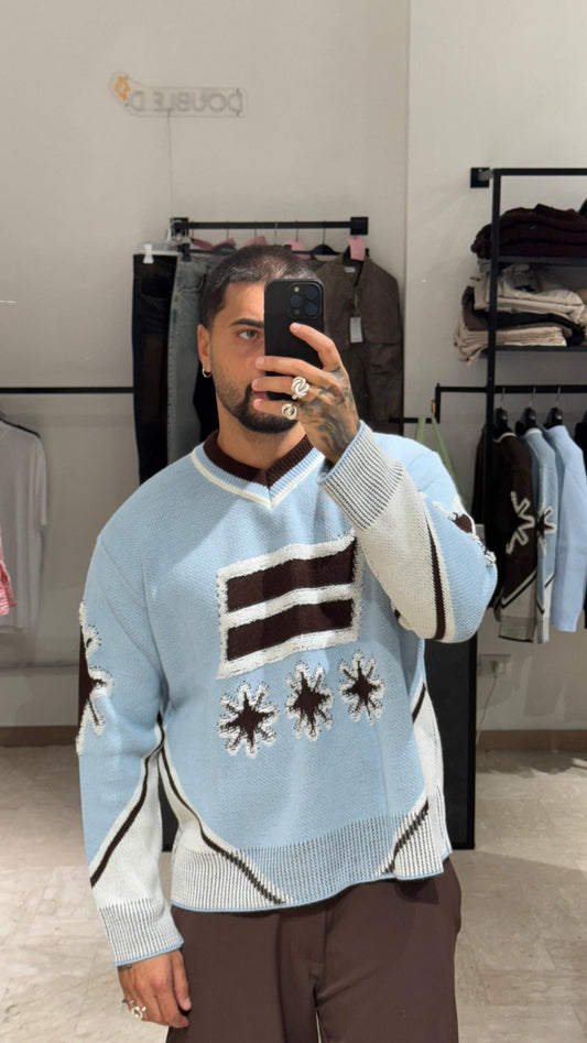 MAGLIONE HOCKEY AZZURRO