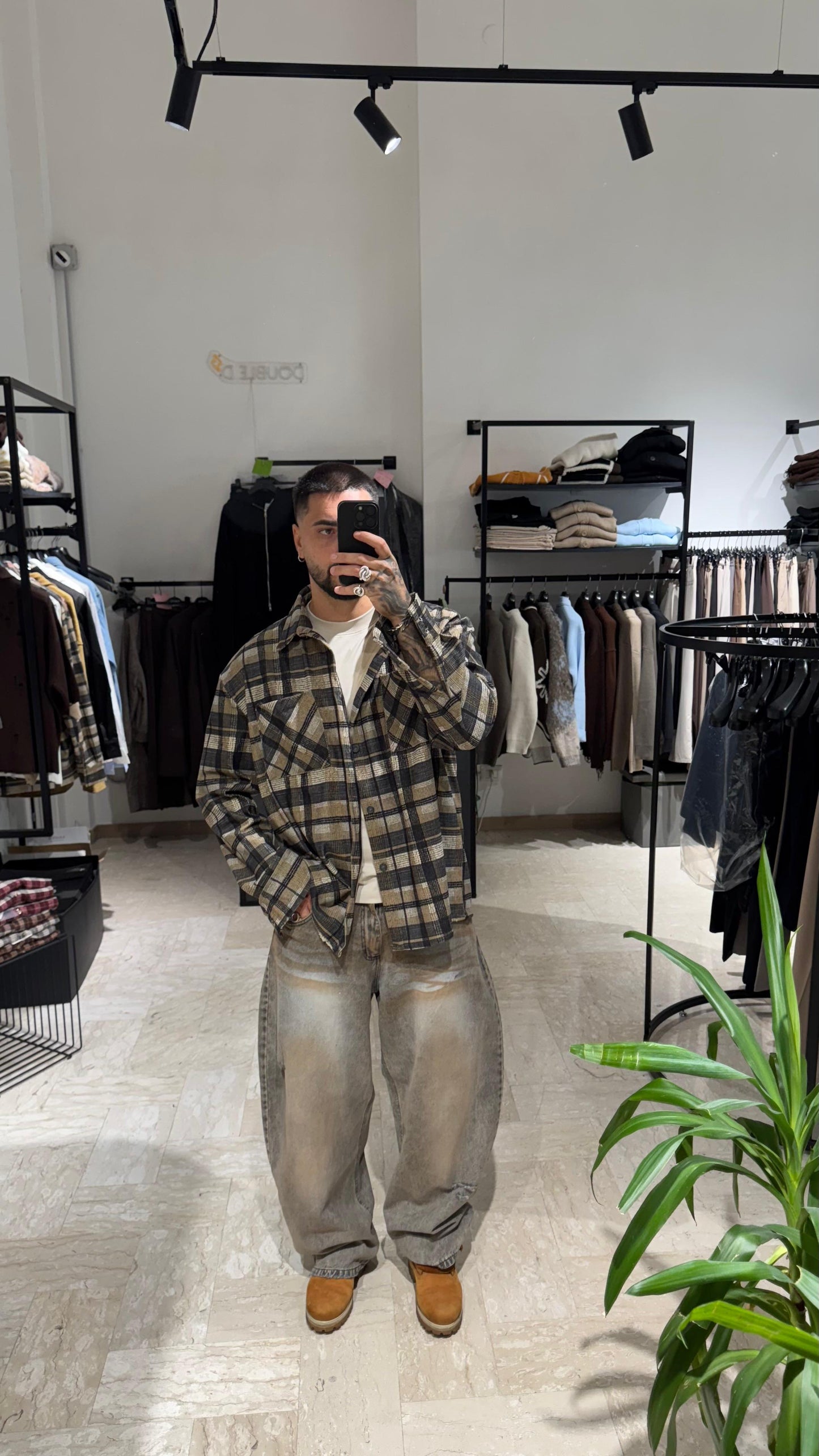 CAMICIONE QUADRI OVER