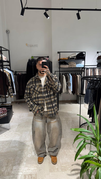 CAMICIONE QUADRI OVER