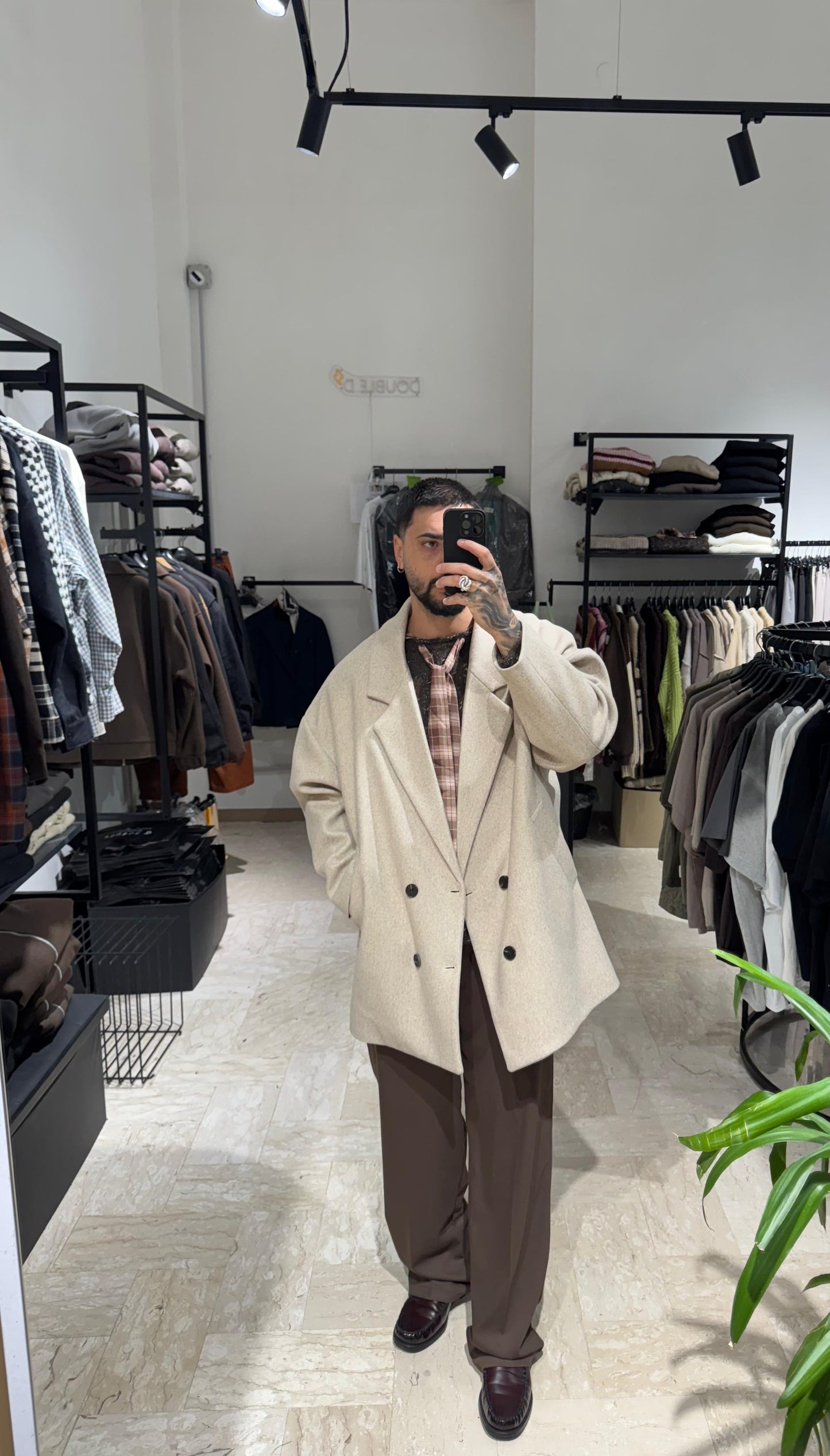 CAPPOTTO BEIGE OVER SIZE